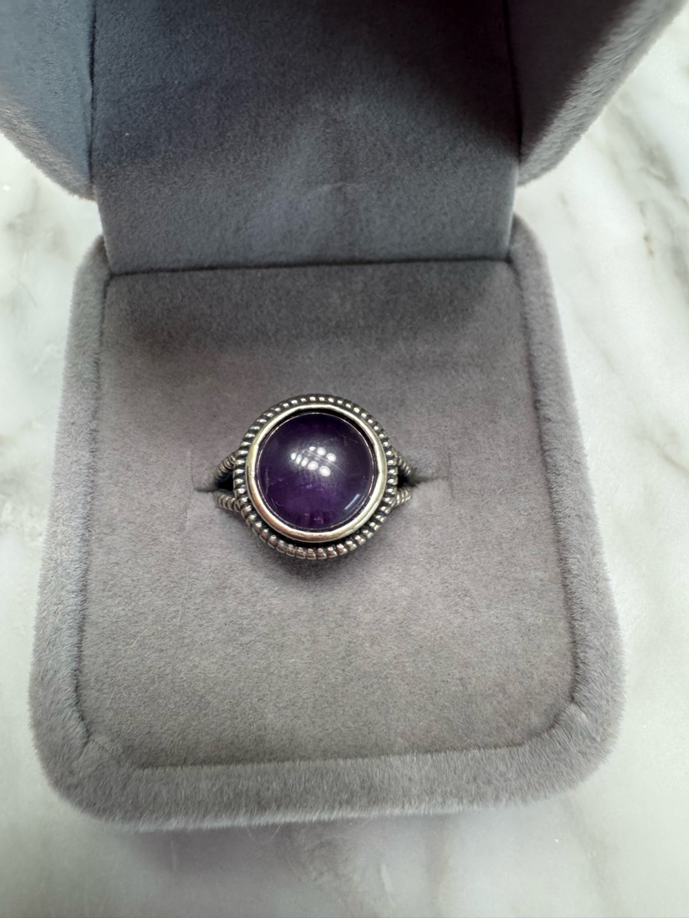 Amethyst Gemstone 925 Sterling Silver ring